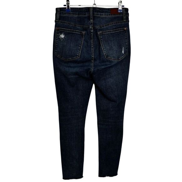 Judy Blue Dandelion In Your Pocket Embroidered Distressed Slim Fit Jeans 27/5 - Picture 6 of 11